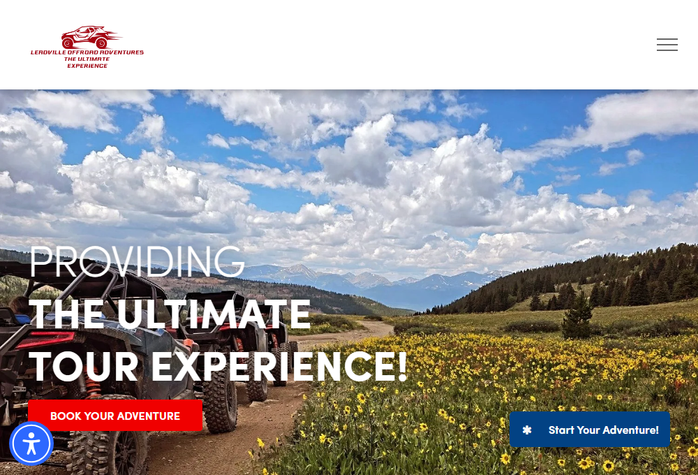 The old Elk Mountain Adventures / Leadville Offroad Adventures template site
